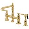 Kingston Brass KS7272ALBS Kitchen Faucet W/ Side Sprayer, Polished Brass KS7272ALBS - alternate 1